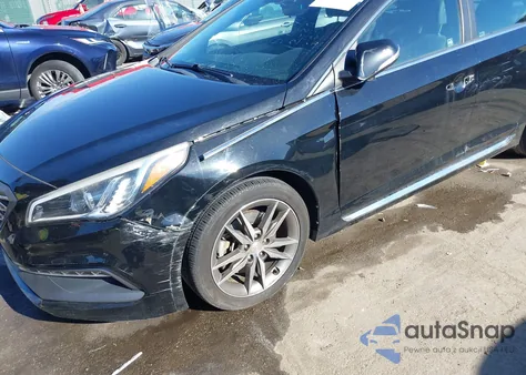 2017 Hyundai Sonata Sport 2.0T из США, поврежденный, VIN 5NPE34AB5HH556324